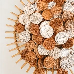 Boho Rattan Phone Grip